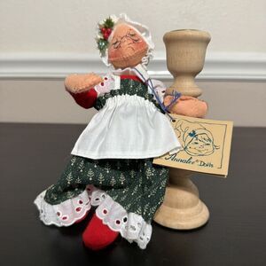 Vintage Annalee Mrs. Claus Santa with Candlestick W/ Tags Mobilitee Christmas